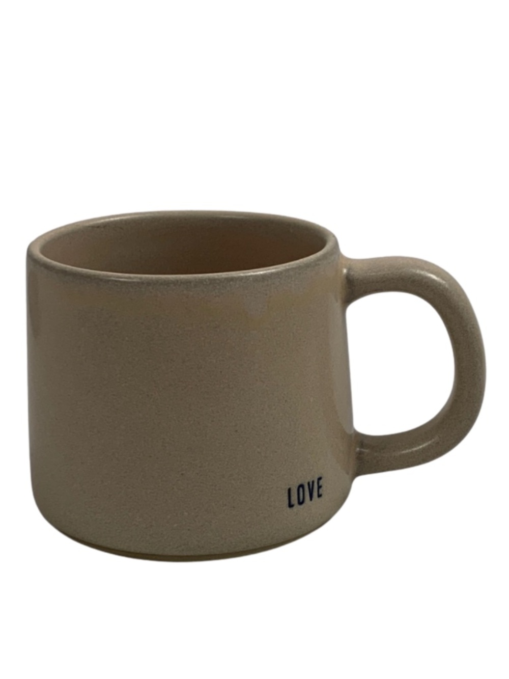 Hearth & Hand Magnolia Tan Love Mug with Embossed Heart Design Inside 10oz